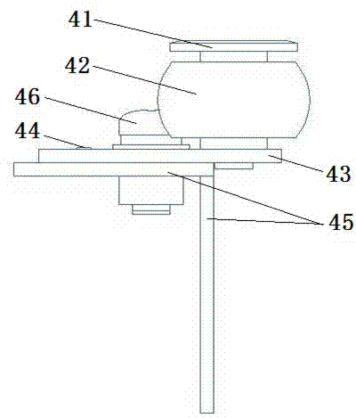 Sliding door wheel device with transverse position capable of being adjusted