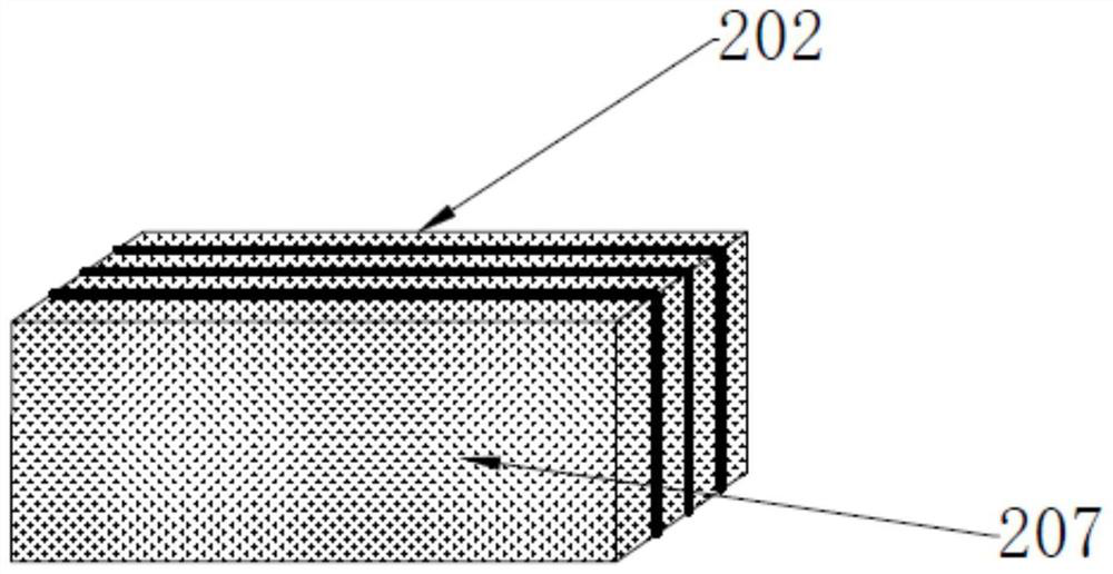 A drainage sidewalk capable of stagnant water purification