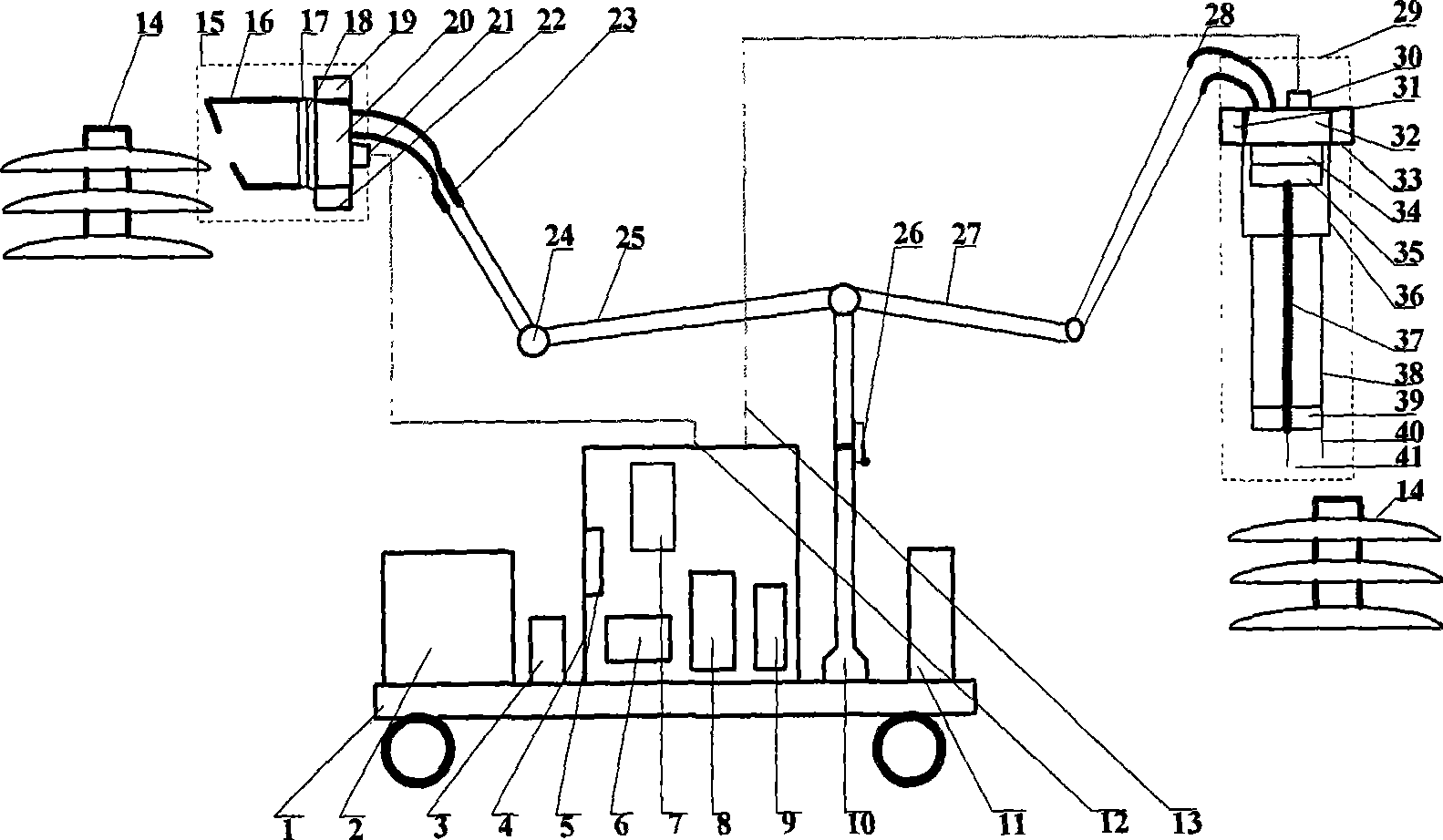 Microwave de-icing apparatus and de-icing method for electric power facilities