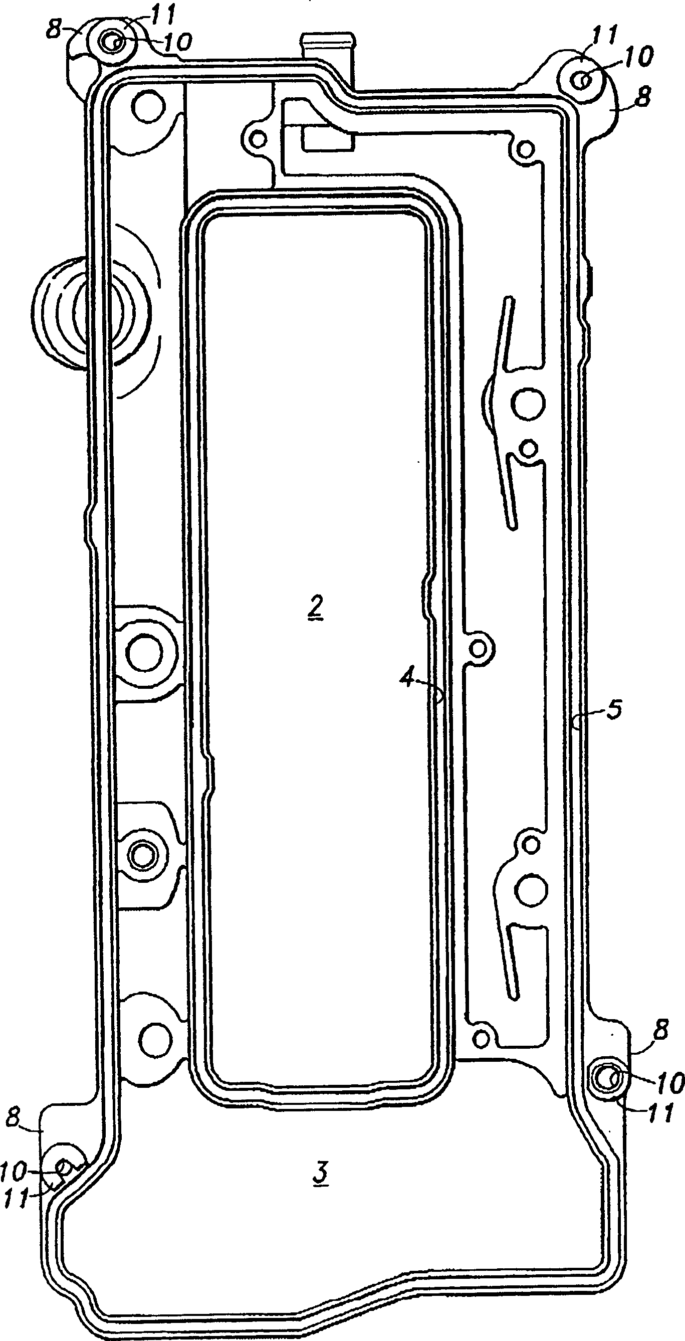 Cylinder cover of internal combustion engine