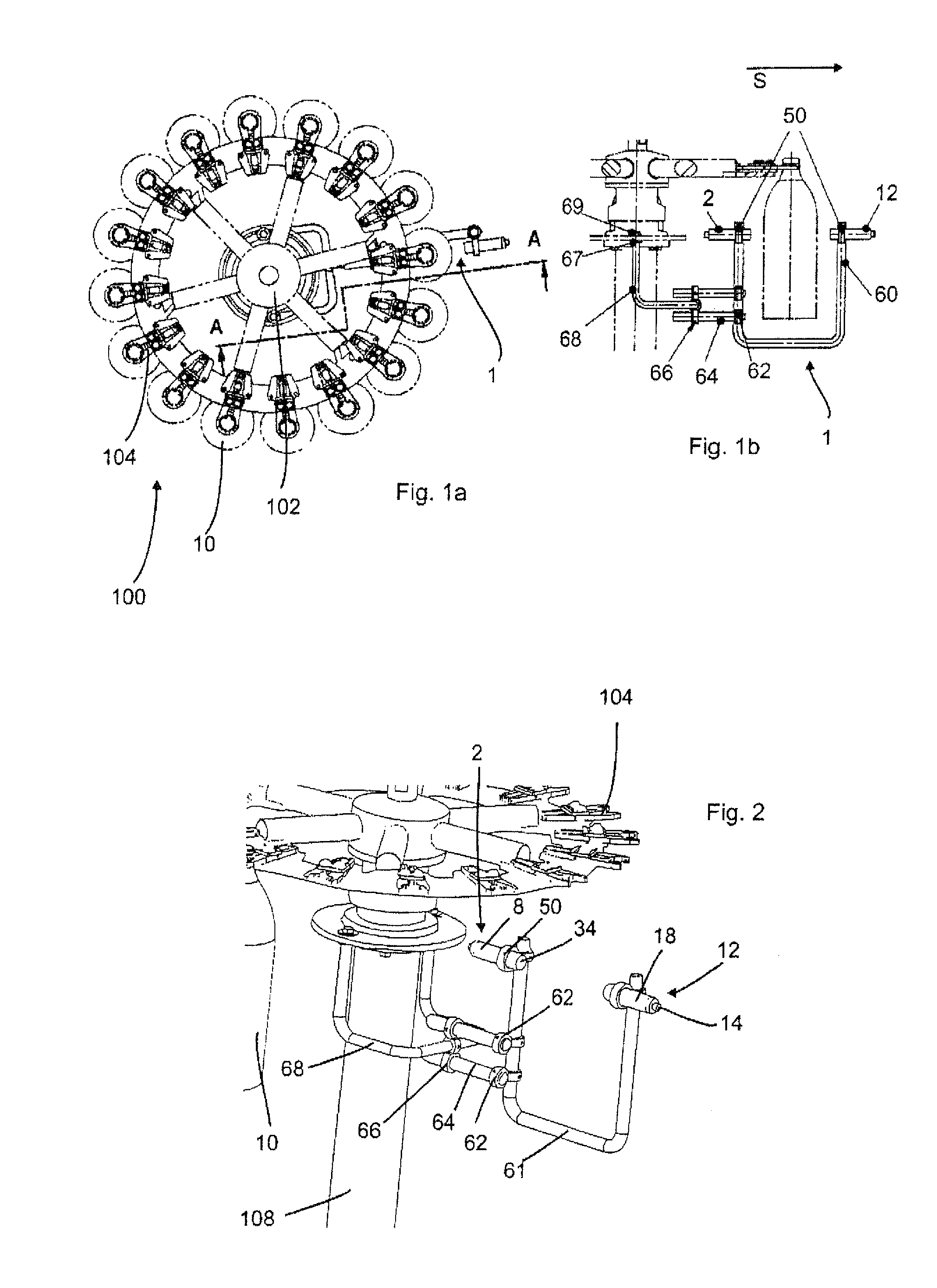 Checking apparatus for containers