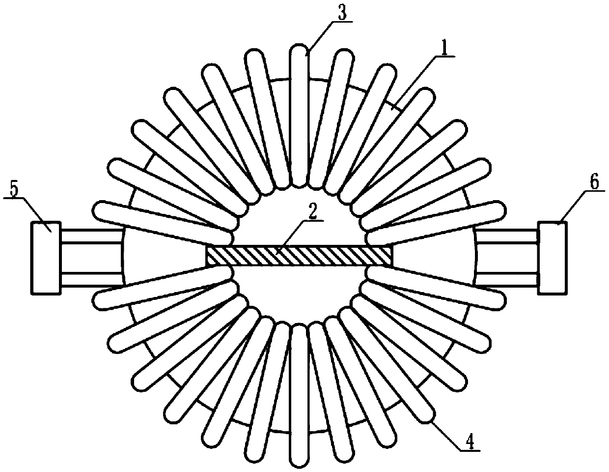 Common mode inductor resistant to high breakdown voltage and stable in performance