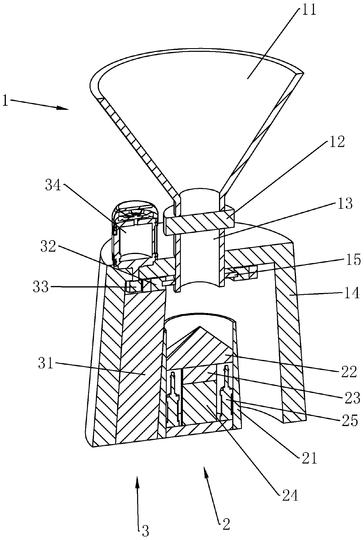 A building concrete mixing system