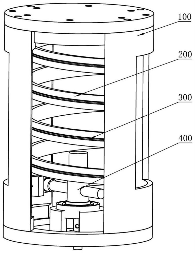 Cylindrical driver based on memory alloy wire driving and method thereof