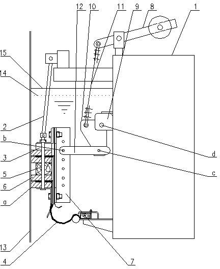 Cylindrical gasholder sealing device