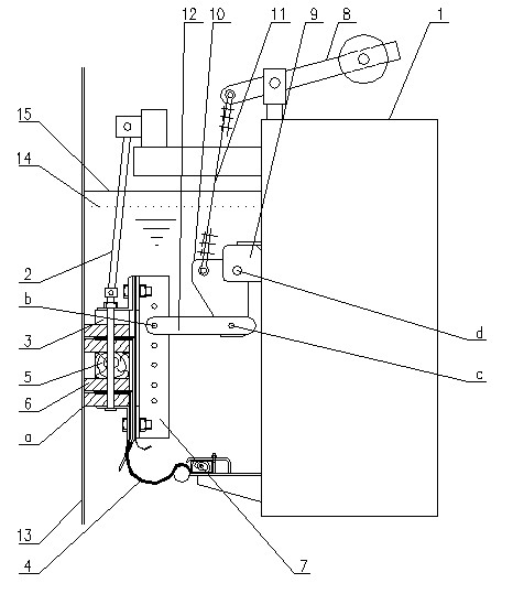 Cylindrical gasholder sealing device