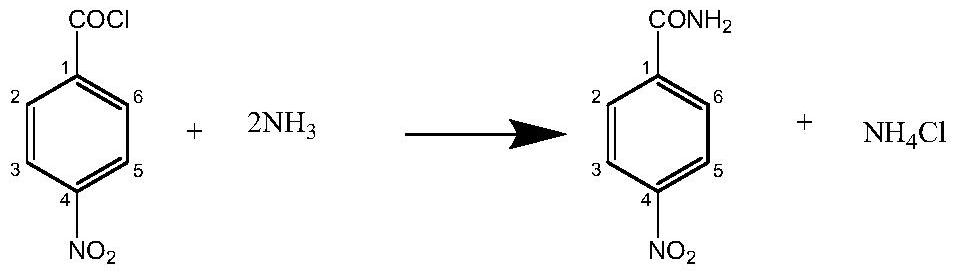 Production method and production system of p-nitrobenzamide