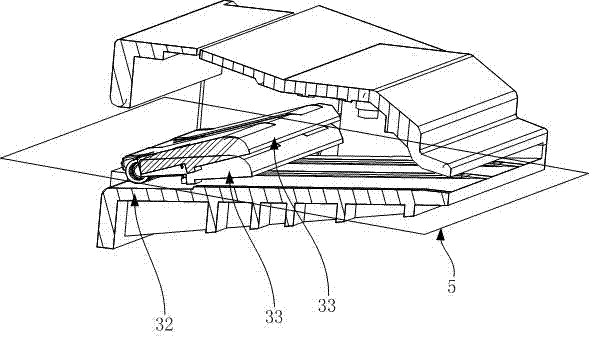 Paper delivery device and printer with same