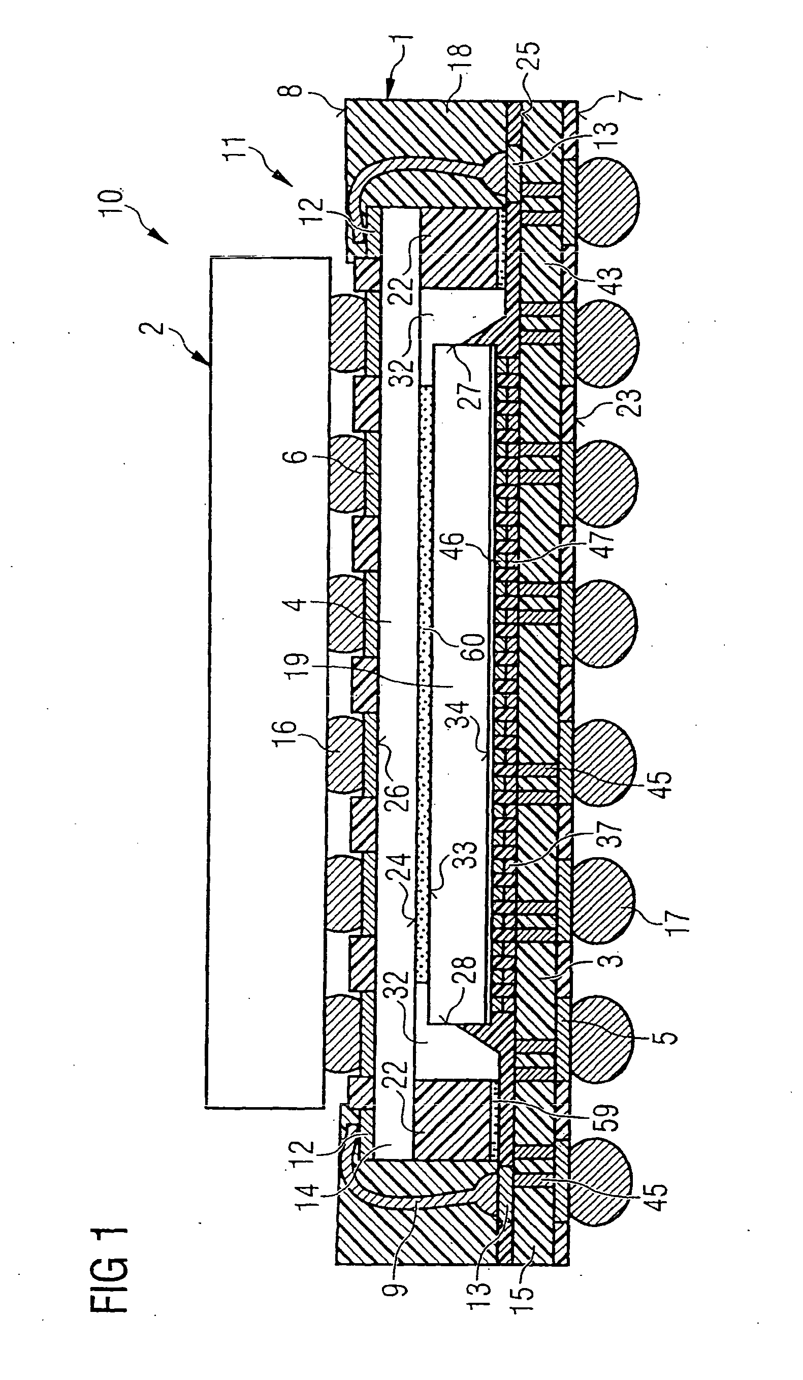 Semiconductor module with a semiconductor stack, and methods for its production