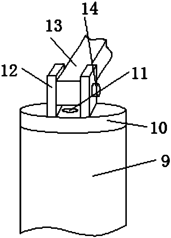 Anti-bumping protective fence of outdoor power distribution cabinet