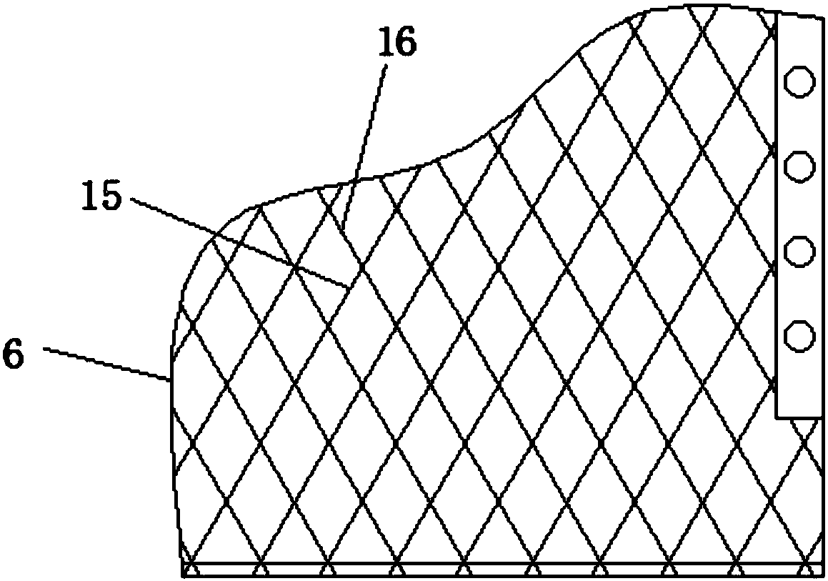 Anti-bumping protective fence of outdoor power distribution cabinet