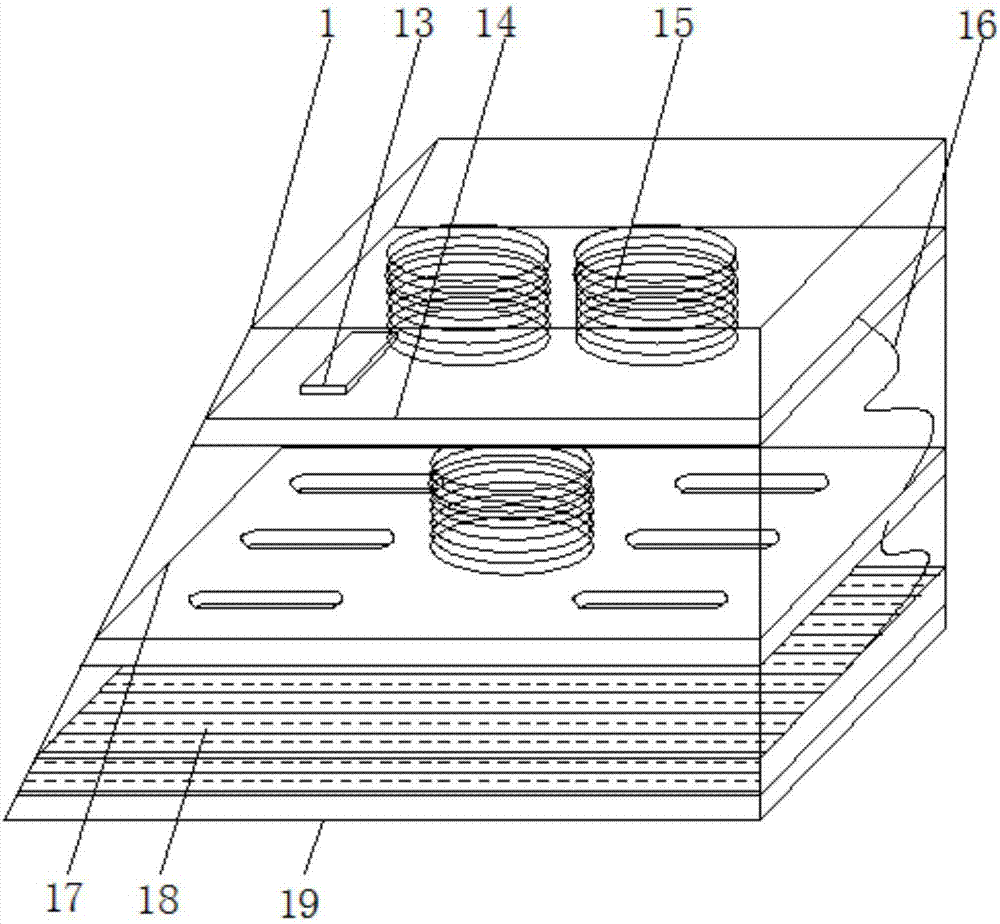 Vehicle indoor wireless mobile phone charging apparatus