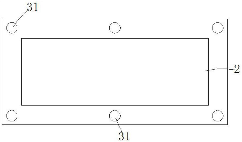 Double-layer combined ferrite core applied to power transformer