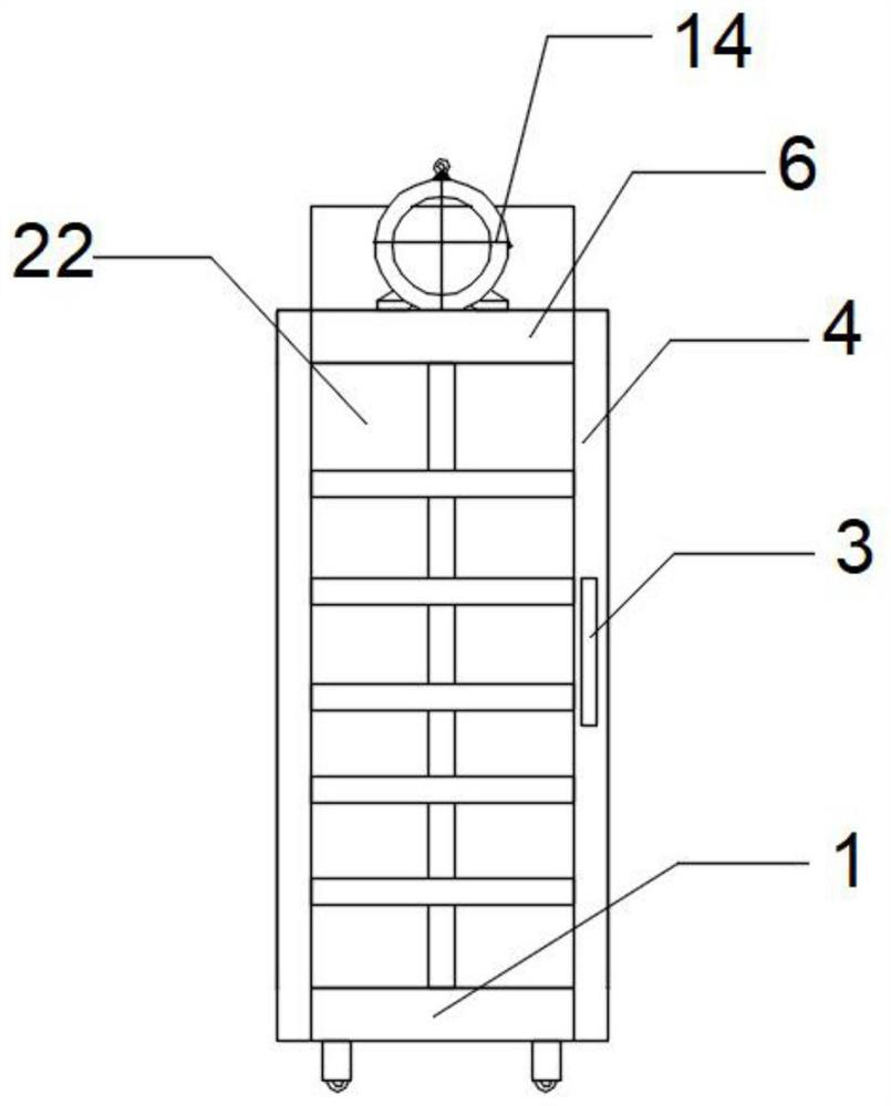 Movable goods shelf for warehouse