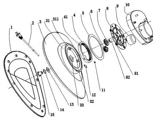 Oscillating mechanism of tower-type fan