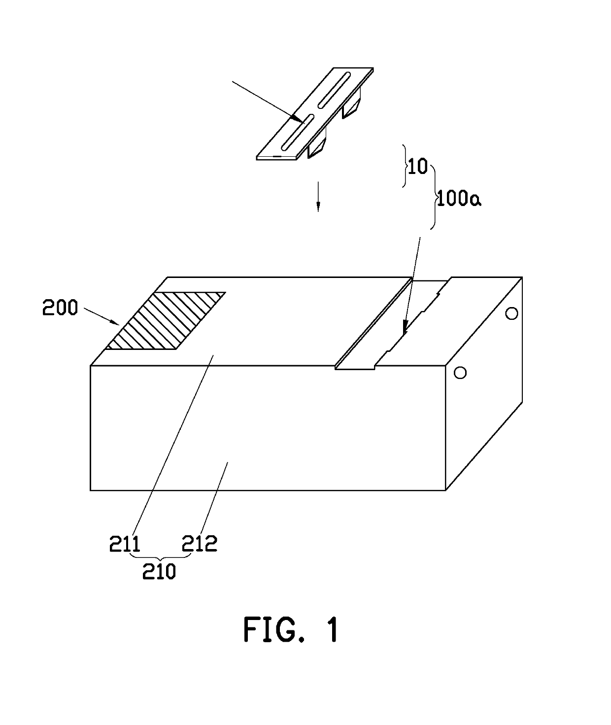 Power supply fixing structure