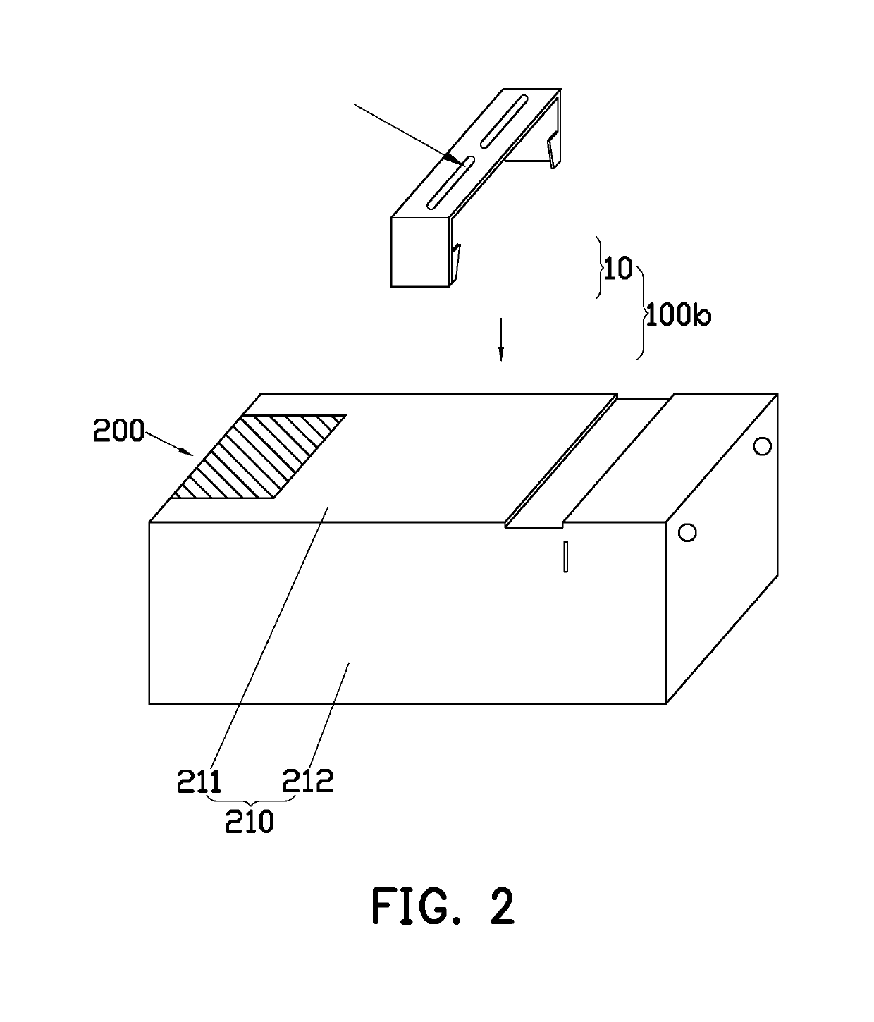 Power supply fixing structure