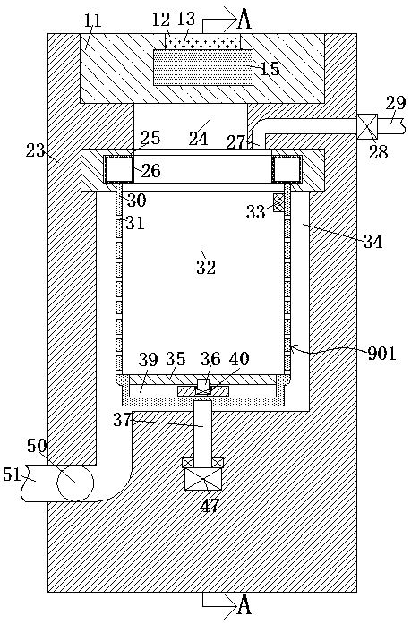 Laundry device capable of automatically cleaning dirt