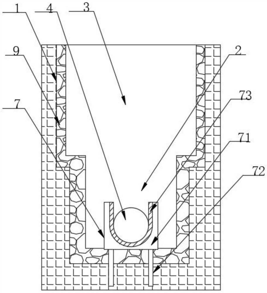 Large-diameter drainage pipeline construction assembly for water conservancy project and construction method