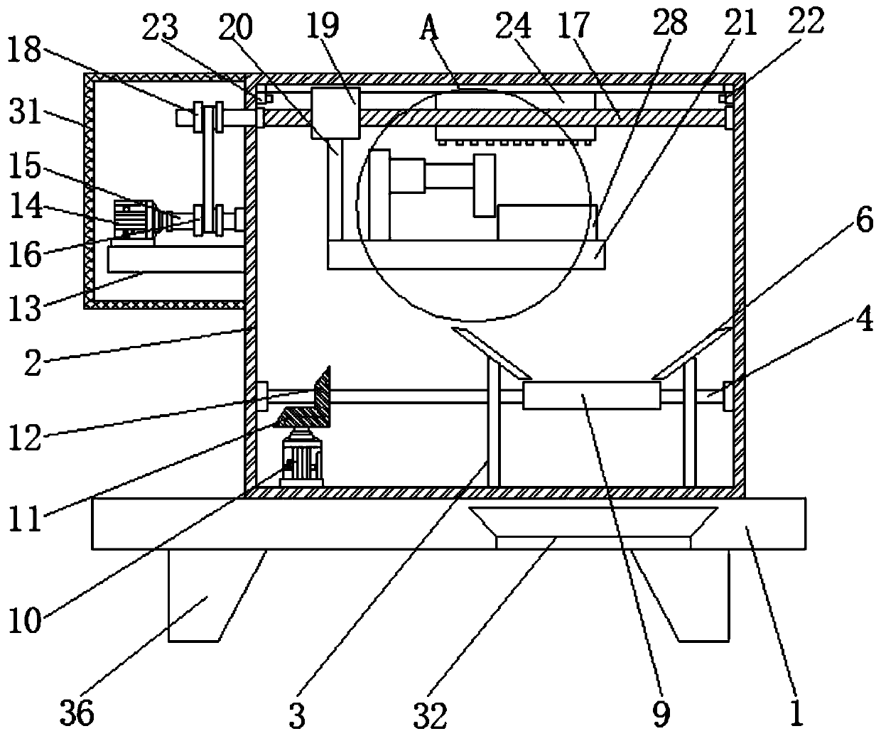 A kind of quick-freezing machine that is convenient for taking and placing objects