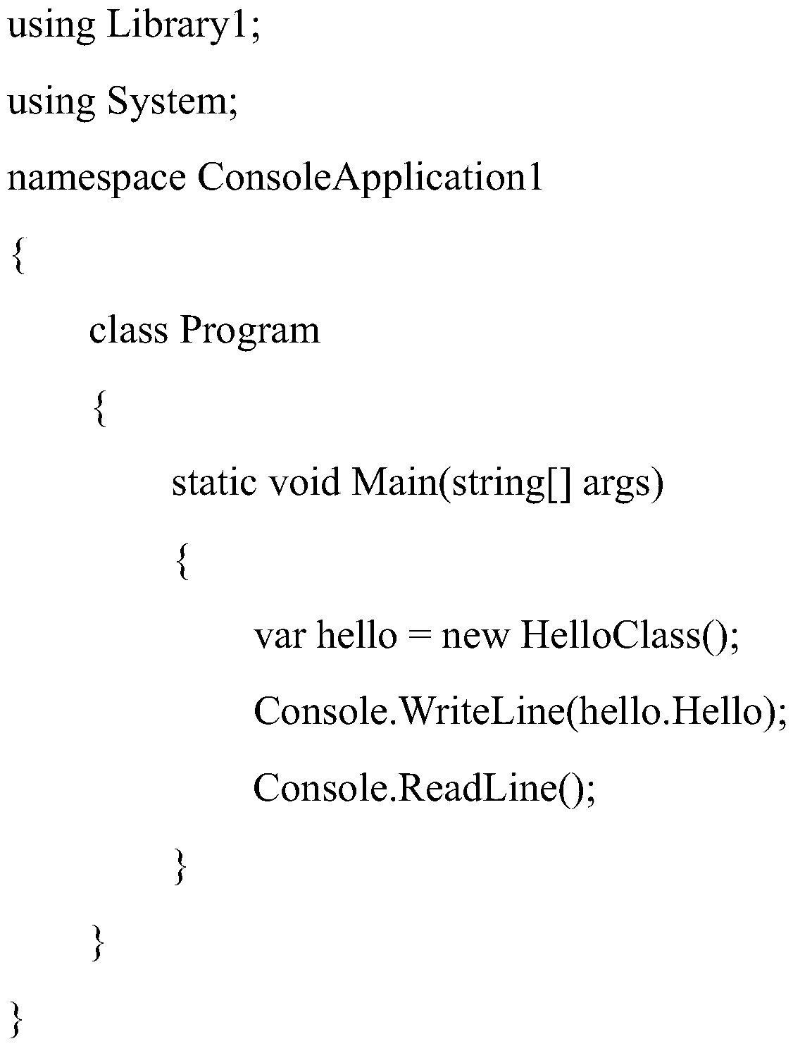 Mixed reference method and system for projects with different programming languages ​​on the same platform