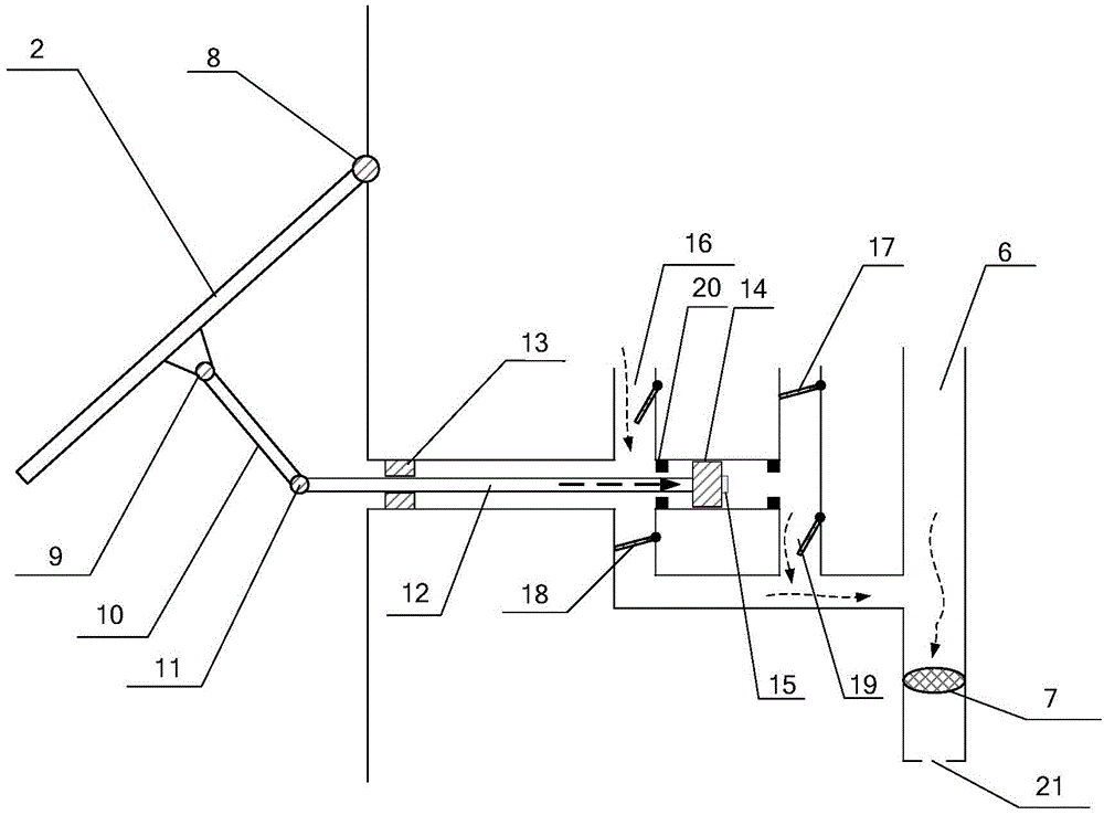 Umbrella-type wave power generation device employing hydro-generator