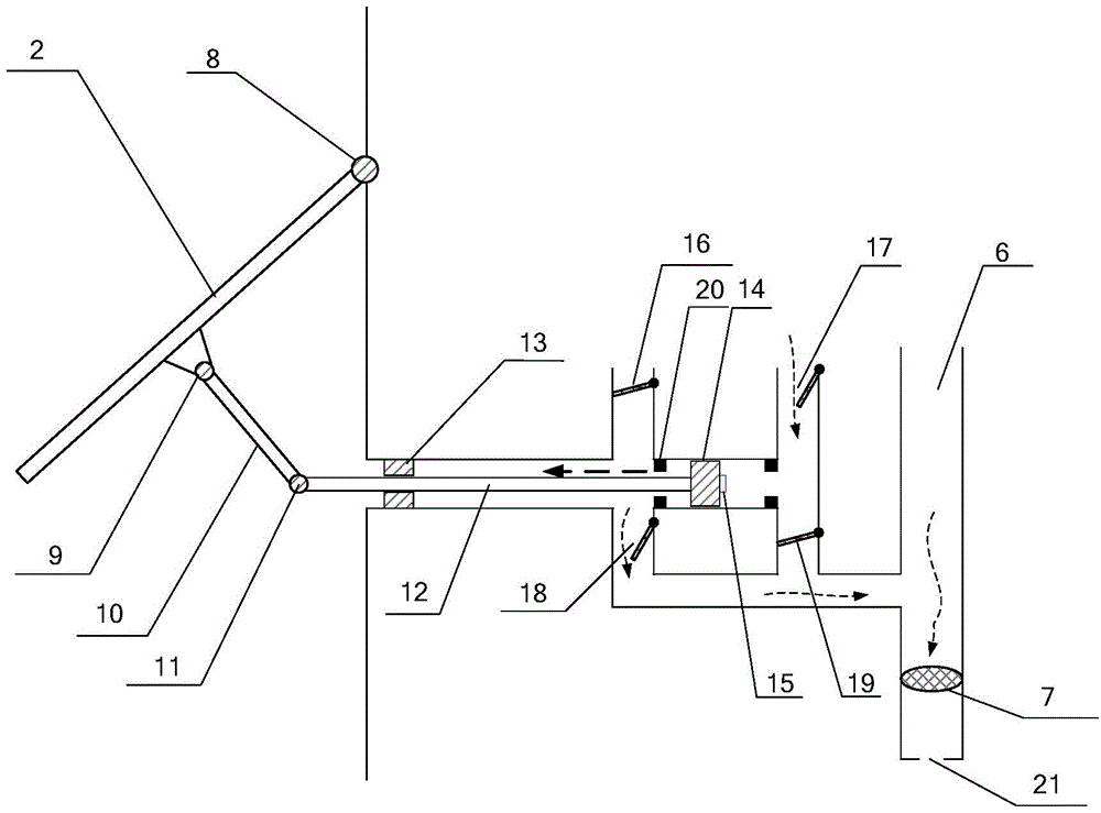 Umbrella-type wave power generation device employing hydro-generator