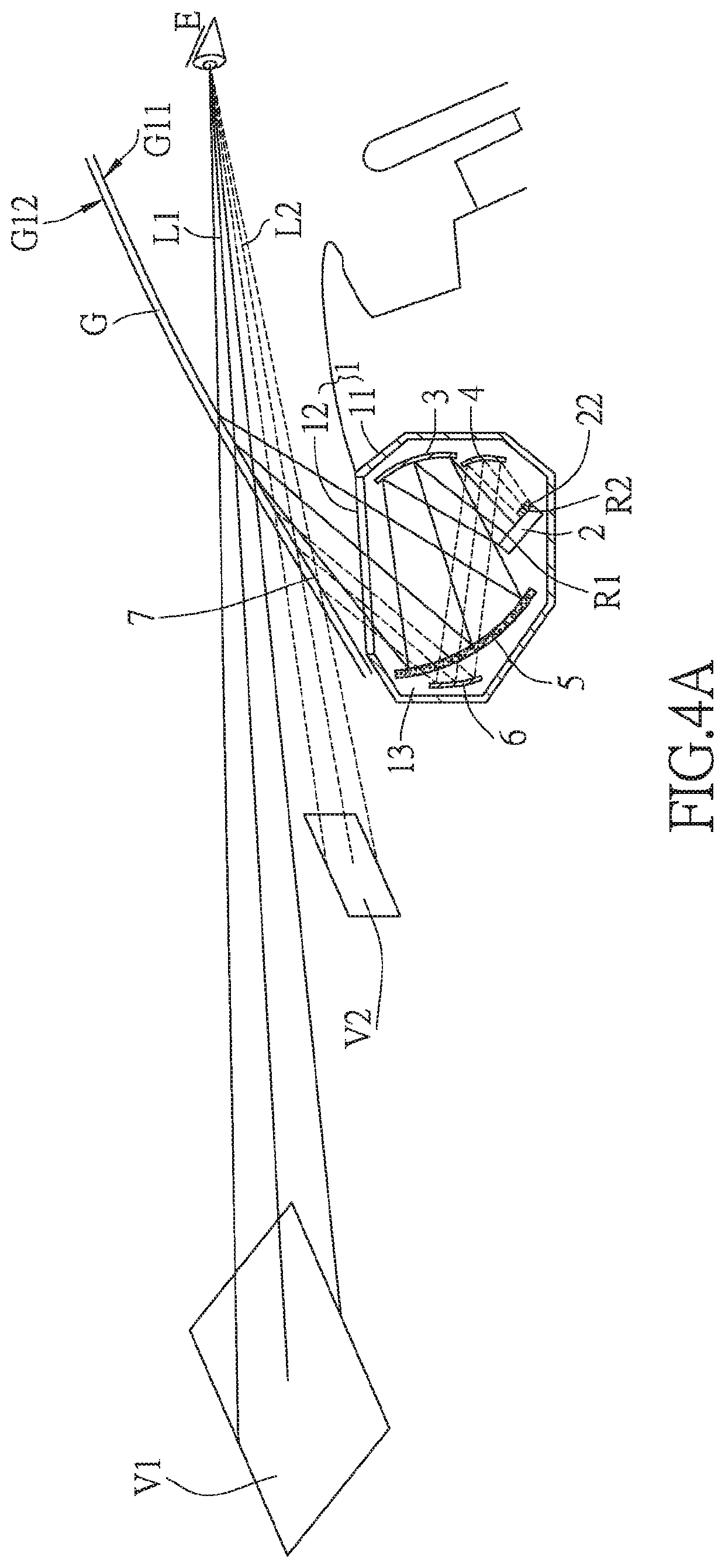 Multi-focal plane head-up display