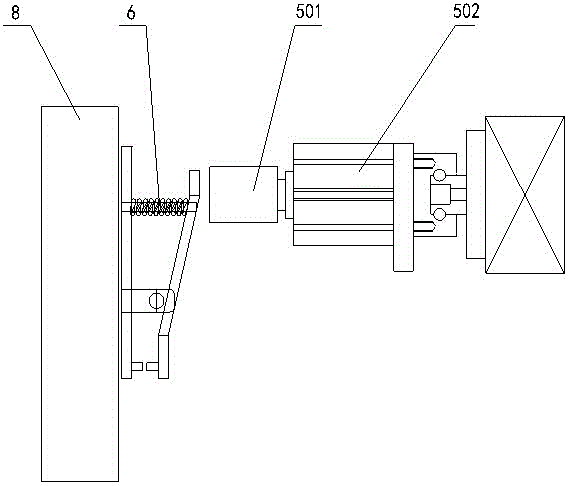 Feed mechanism of VCP (vertical continuous plating) plating line