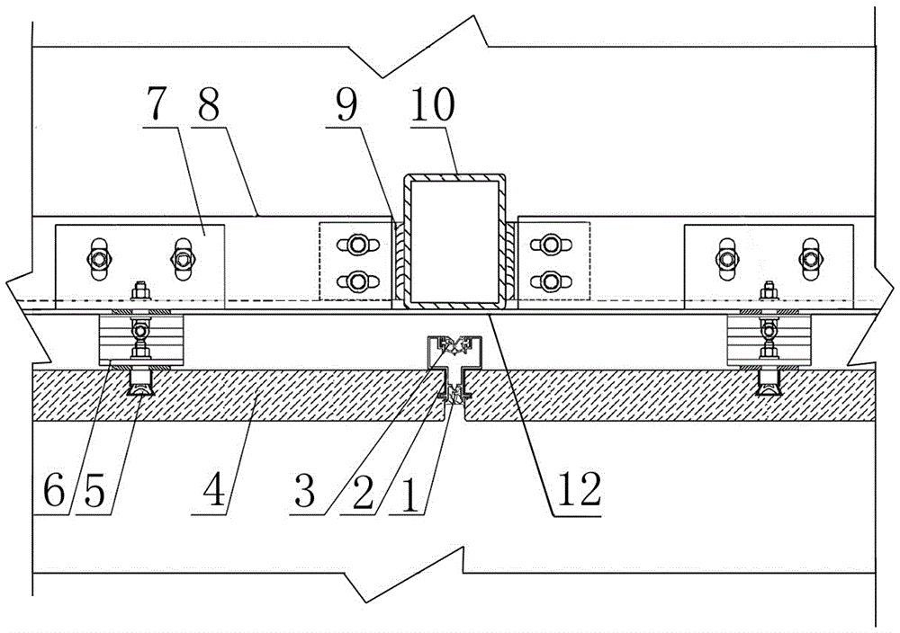 Slotted stone curtain wall sealing system, curtain wall system and construction method for same