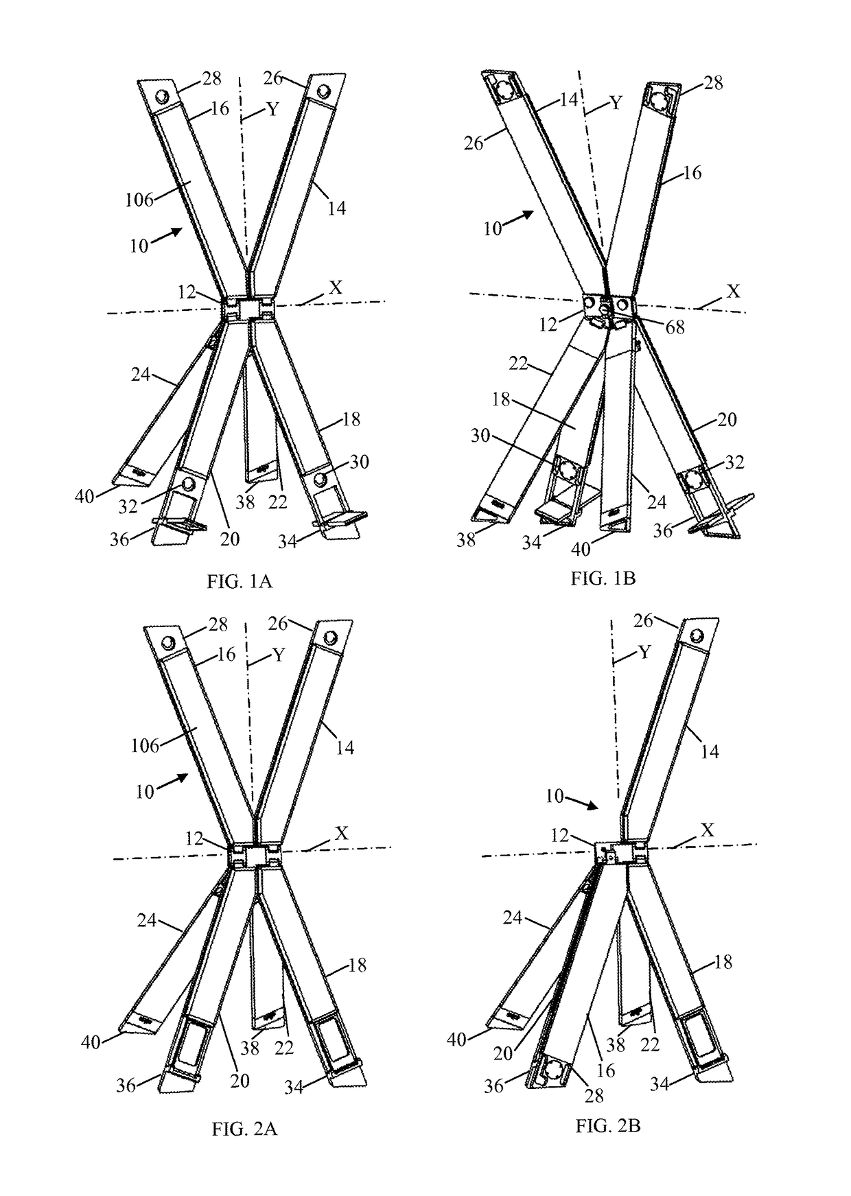 Collapsible bondage rack