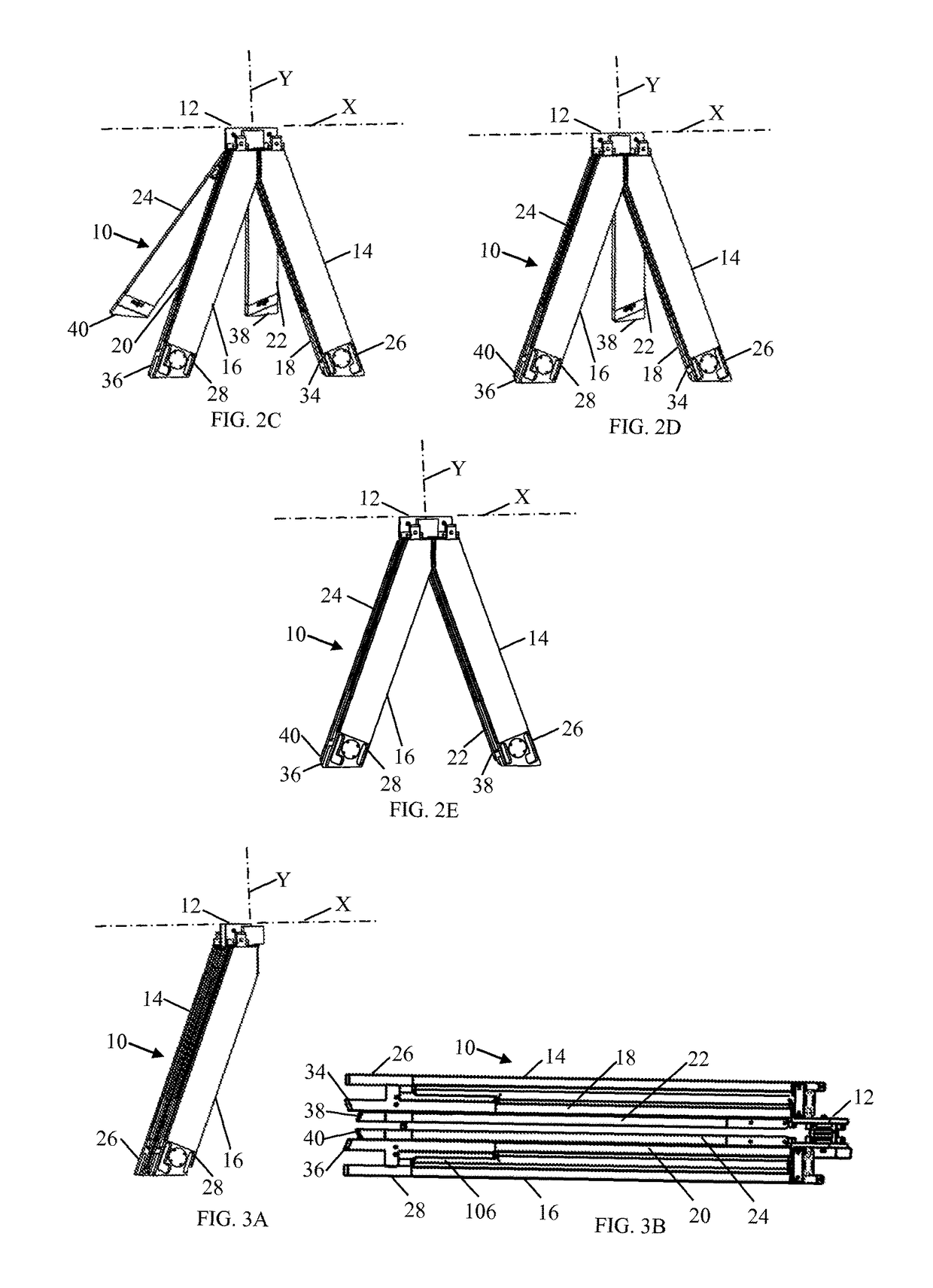 Collapsible bondage rack