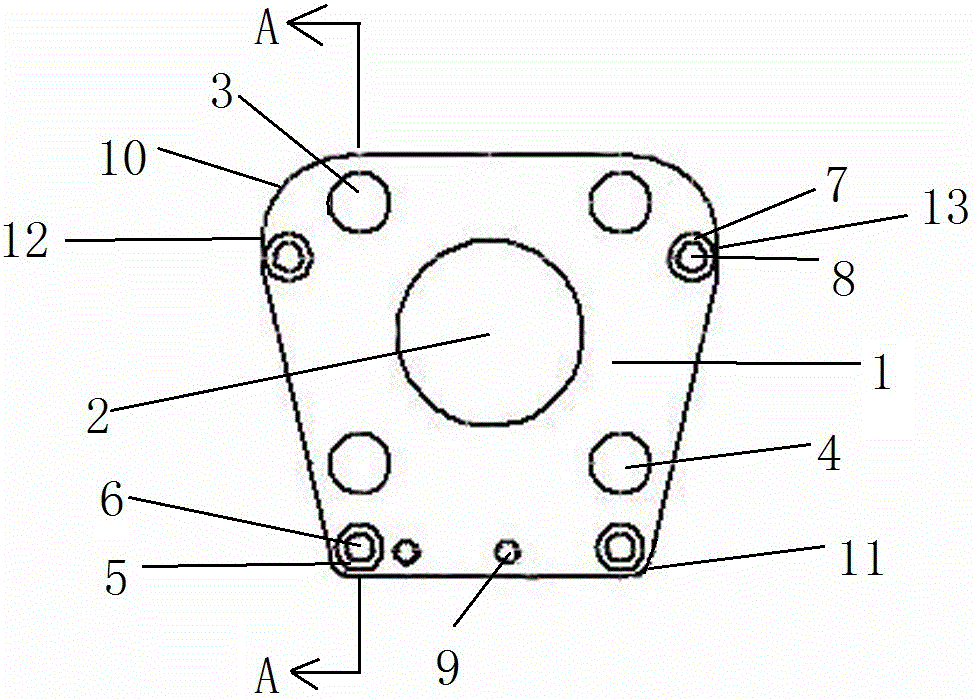 A motor mounting plate for a viscosity machine