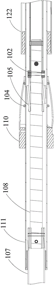 Bidirectional screw rod device and care sickbed lifting device