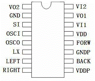 Wireless remote control broadband decoding chip with drive function and application circuit thereof