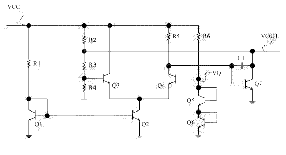 npn transistor reference voltage generating circuit