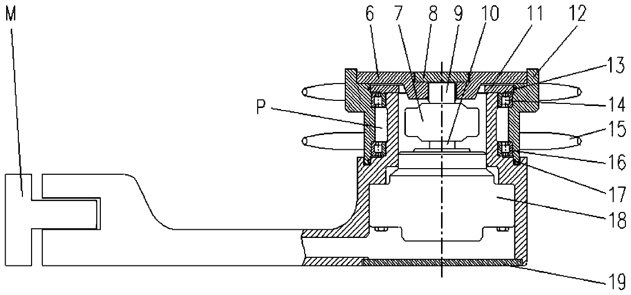 Coal mining machine fluid-driven crusher