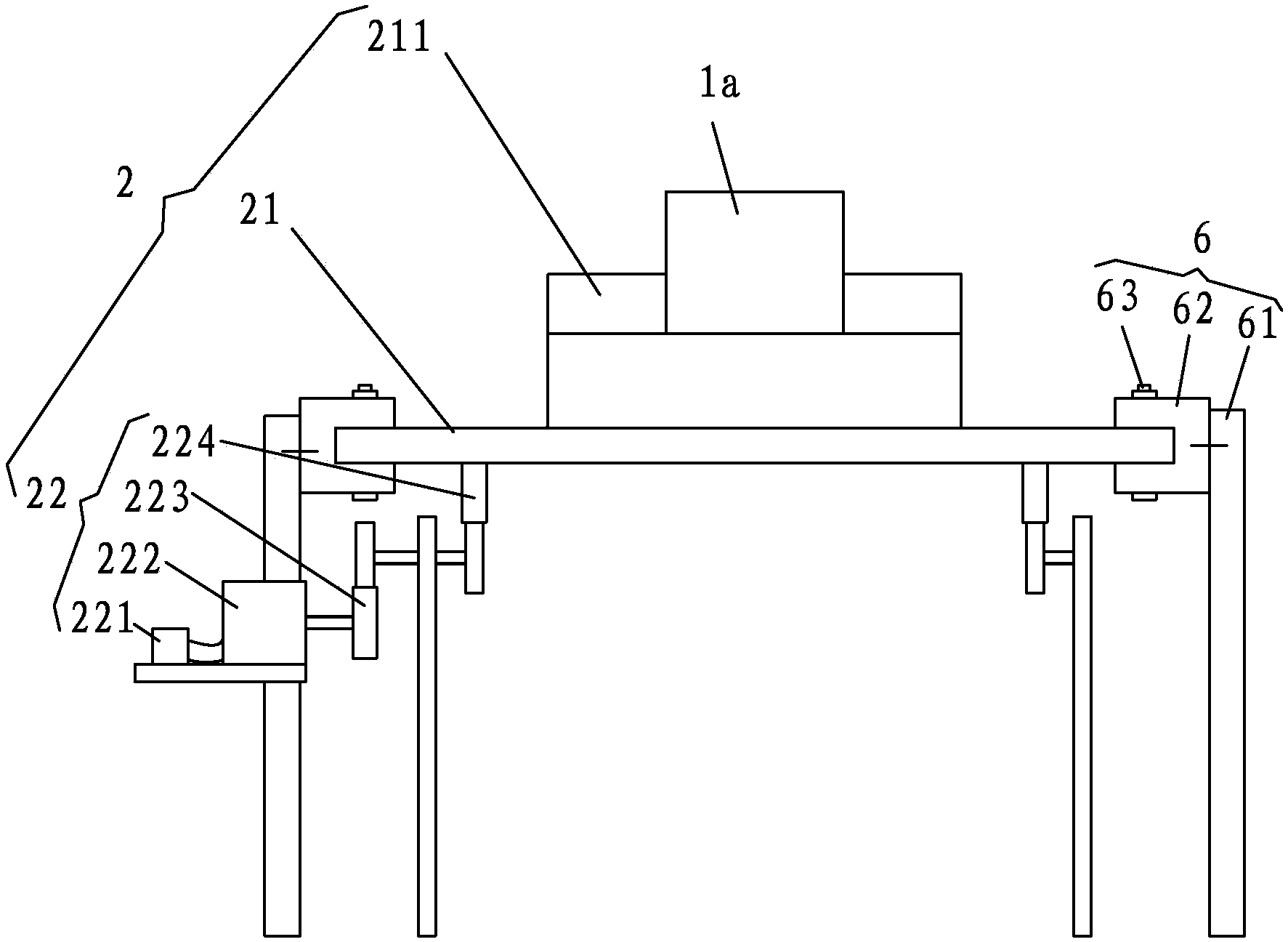 Multi-angle drop-hammer impact testing device and test bench thereof