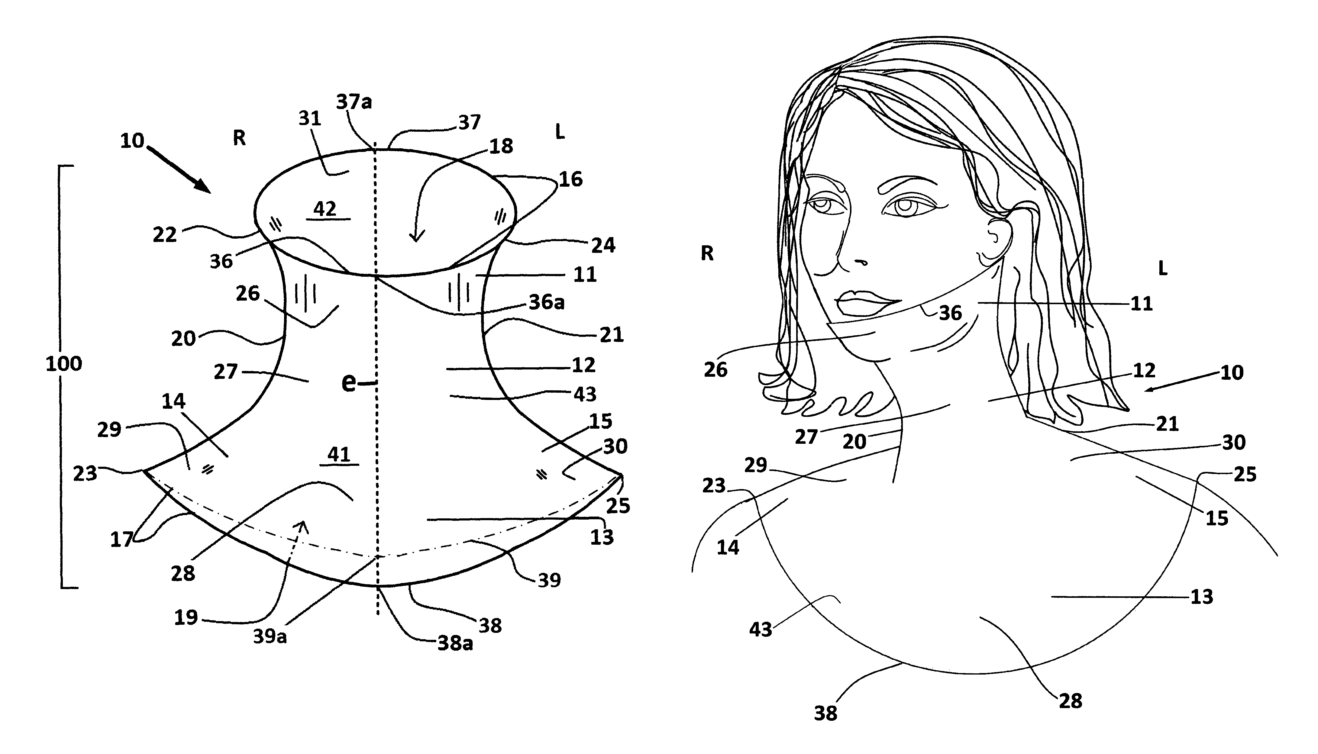 Sun protective neckwear garment