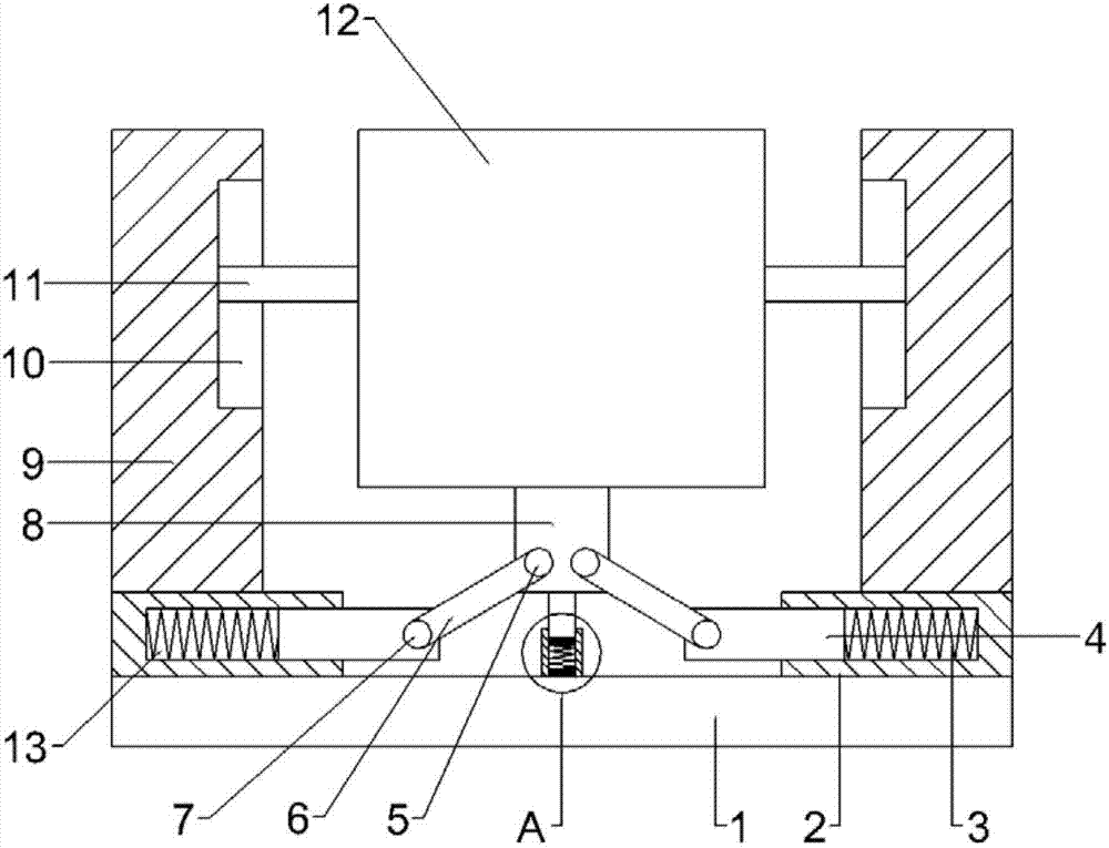 Transformer installation structure with anti-seismic function
