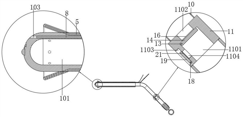 Hypoxia-prevention sputum suction tube for newborn baby