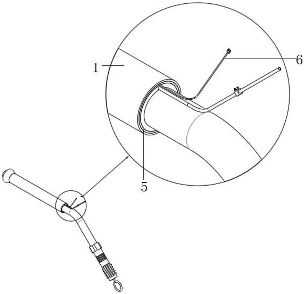 Hypoxia-prevention sputum suction tube for newborn baby