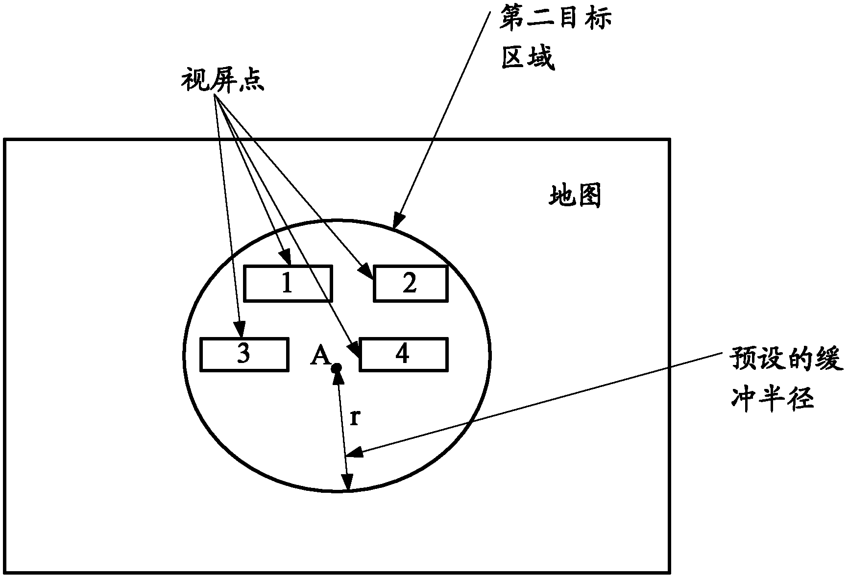 Video monitoring display method and device based on GIS (Geographic Information System) map