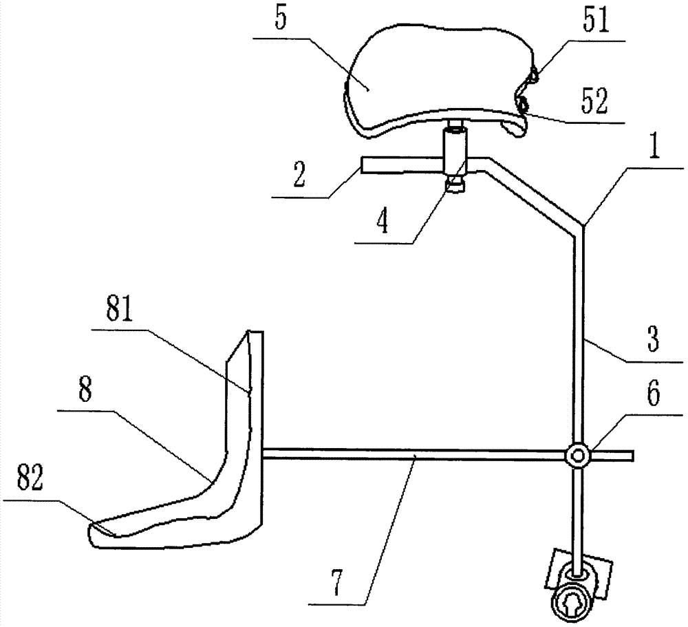 Unicompartmental kenn arthroplasty (UKA) lower limb floating position holder