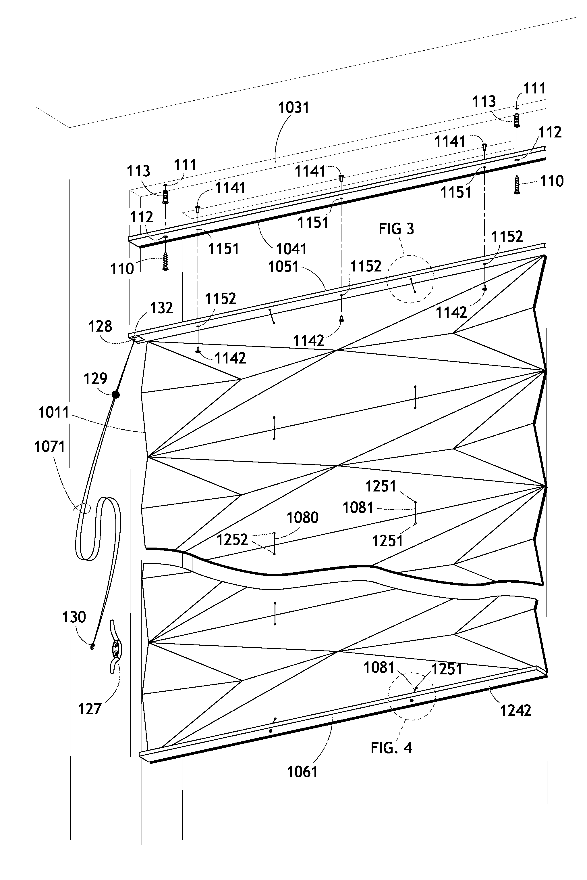 Collapsable screen and design method