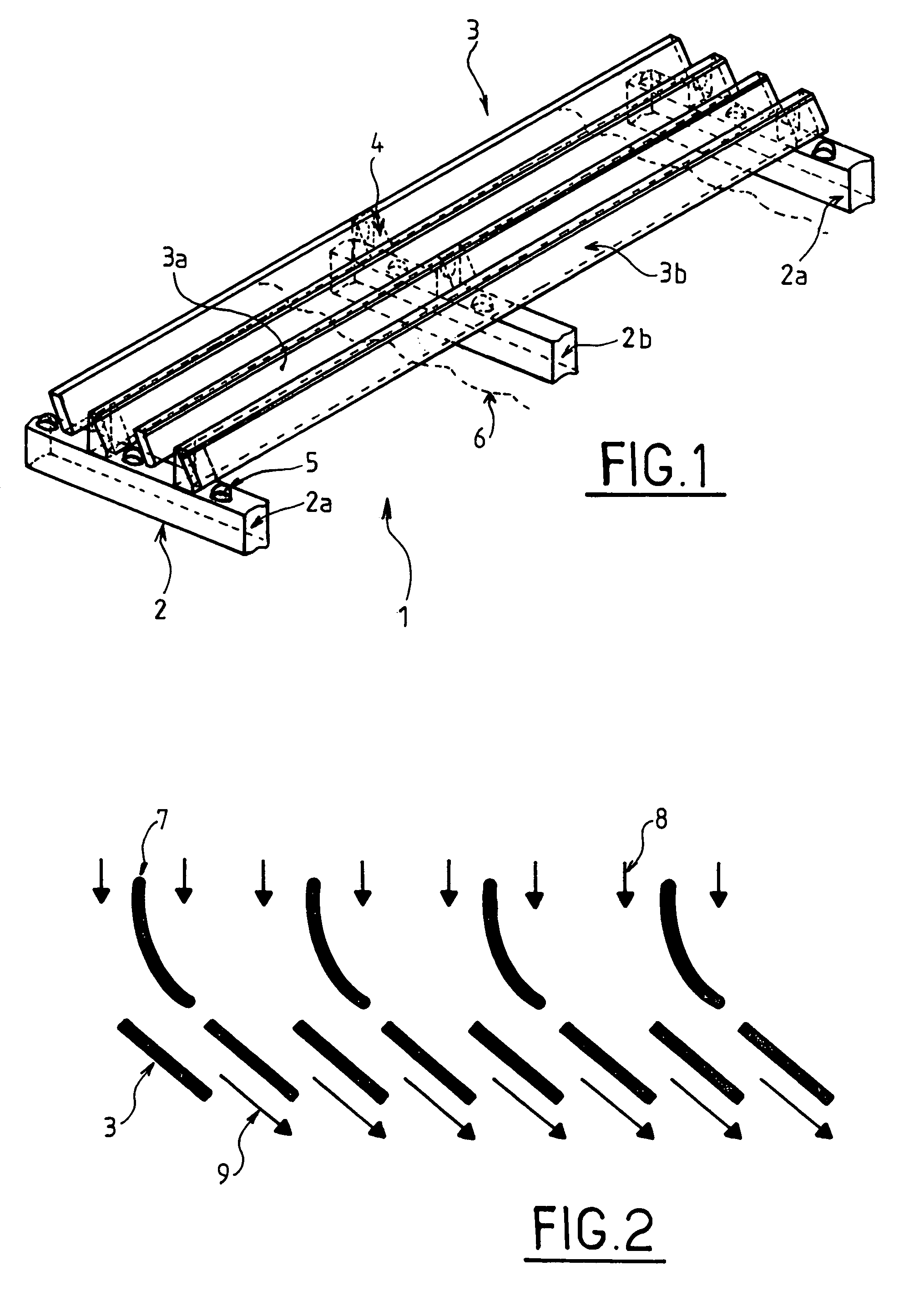 Device to prevent the formation of solid matter due to projections on an air outlet