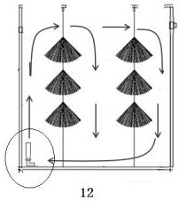 Device and method for treating waste liquid containing benzene ring substances