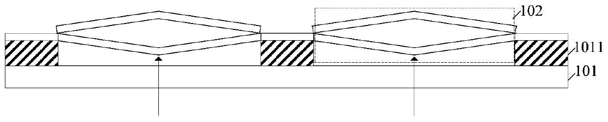 Micro light emitting diode transfer substrate and device