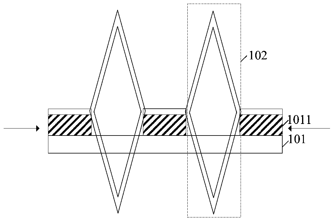 Micro light emitting diode transfer substrate and device