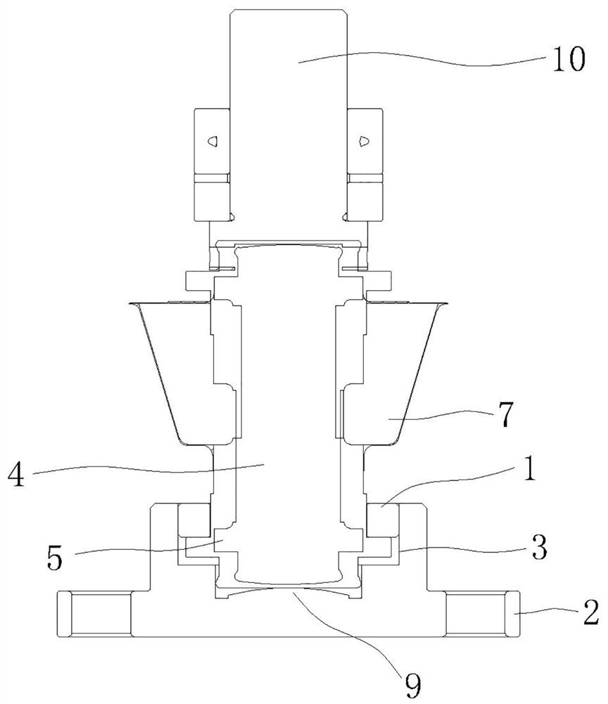 A vertical adjustment structure and method for installing a column sensor